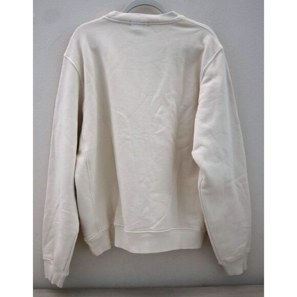 Madhappy 4U032 Unisex Sz L Ivory Local Optimist Colorful Crewneck Pullover - Picture 2 of 6